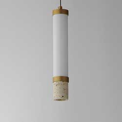 Travertine 1-Light LED Pendant