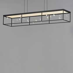 Entanglement Linear LED Pendant