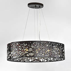 Inca 9-Light Pendant W/LED Bulb