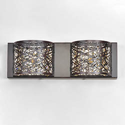 Inca 2-Light Wall Mount W/LED Bulb