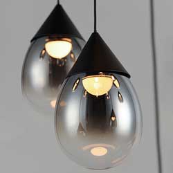 Dewdrop 3- Light LED Pendant