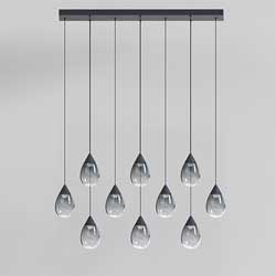 Dewdrop 10-Light LED Linear Pendant