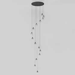 Dewdrop 15-Light LED Pendant