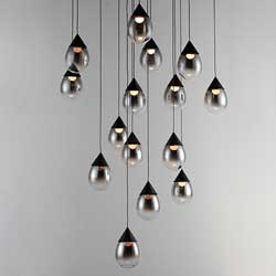 Dewdrop 15-Light LED Pendant