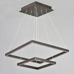 Quad 2-Tier LED Pendant