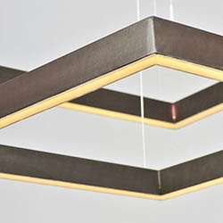 Quad 2-Tier LED Pendant