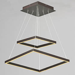 Quad 2-Tier LED Pendant