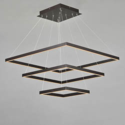 Quad 3-Tier LED Pendant