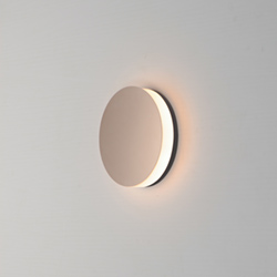 Embosse 8" Round LED Wall Sconce CCT Select