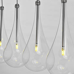 Larmes 5-Light LED Pendant