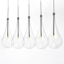 Larmes 5-Light LED Pendant