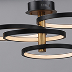 Hoopla 4-Light LED Semi-Flush