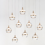 Swank LED 10-Light Linear Pendant