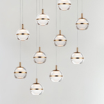 Swank LED 10-Light Linear Pendant