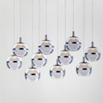 Swank LED 10-Light Linear Pendant