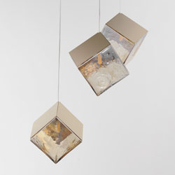 Ice Cube 3-Light LED Pendant