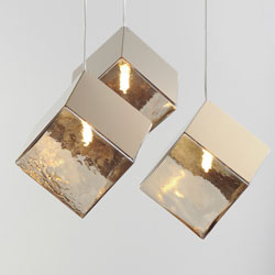 Ice Cube 3-Light LED Pendant