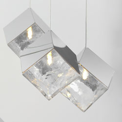 Ice Cube 3-Light LED Pendant