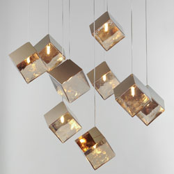 Ice Cube 9-Light LED Pendant