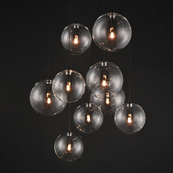 Global 9-Light LED Chandelier