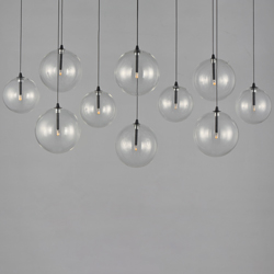 Global 10-Light LED Pendant