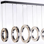 Charm 5-Light LED Linear Pendant