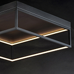 4 Square LED Flush Mount