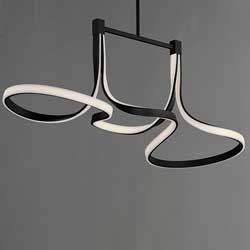 Serpentine Linear LED Pendant