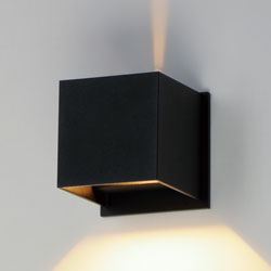 Alumilux: Cube LED Outdoor Wall Sconce