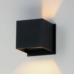 Alumilux: Cube LED Outdoor Wall Sconce