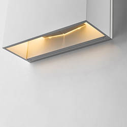 Alumilux: Cube LED Outdoor Wall Sconce