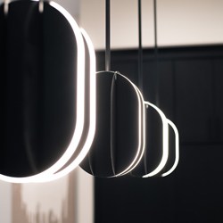 Interval LED Small Ellipse Pendant