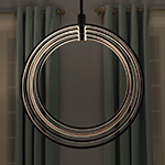 Concentric 36" LED Pendant