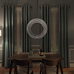 Concentric 36" LED Pendant